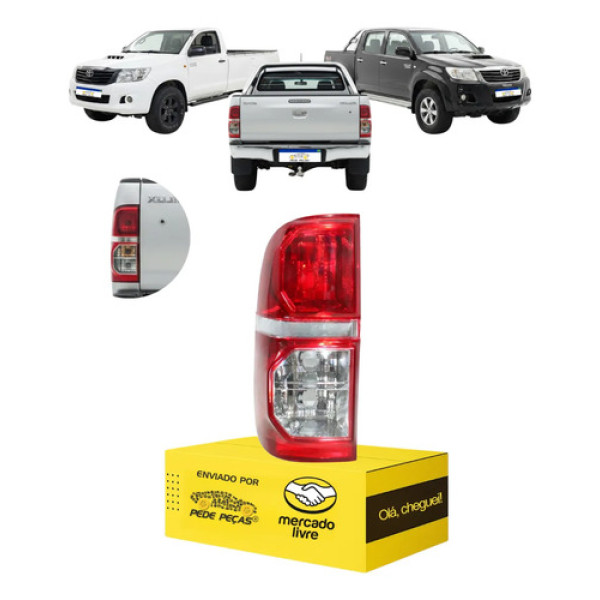 Lanterna Sinaleira Toyota Hilux 2012 2013 2014 2015 Novo Le Esquerdo/motorista Cristal