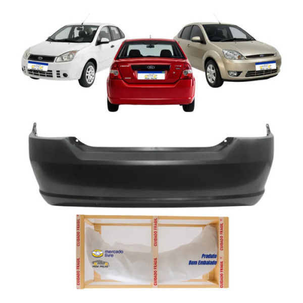 Parachoque Traseiro Ford Fiesta Sedan 2003 04 05 06 A 2010