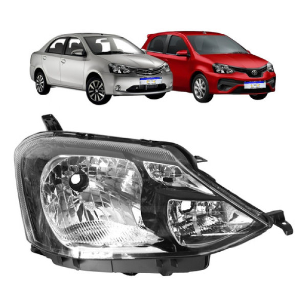 Farol Toyota Etios 2013 2014 2015 2016 2017 2018 A 2021 Ld