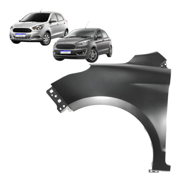 Paralama Ford Ka 2014 2015 2016 2017 2018 2019 2020 2021 L.e Preto
