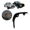 Aro Moldura Farol Dianteiro Ranger 1993 A 1997 Novo Preto