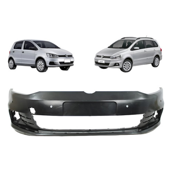 Parachoque Fox Spacefox 2015 2016 2017 2018 2019 2020 C/furo Preto