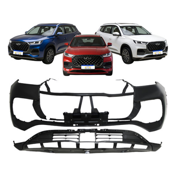 Parachoque Com Spoiler Tiggo 8 Pro 2023 2024 2025 2026 Novo Preto