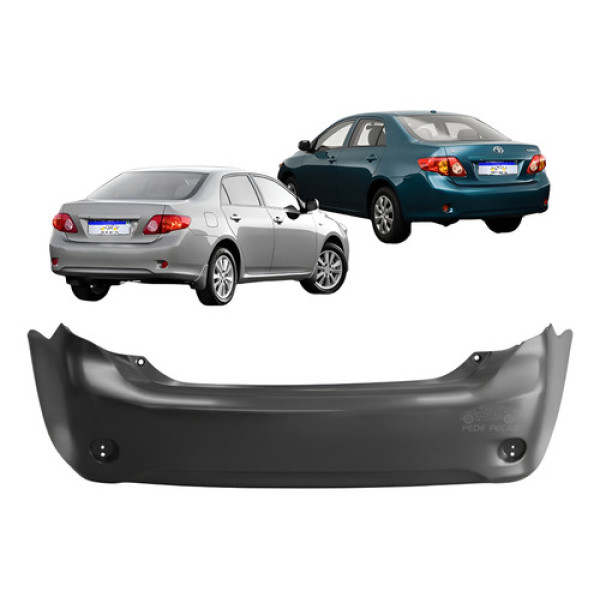 Parachoque Traseiro Corolla 2008 A 2011 Xei Xli Gli Se-g