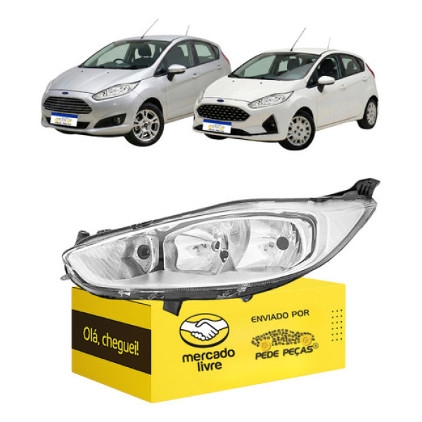 Farol Sinaleira Ford Fiesta 2014 15 2016 2017 2018 2019 L.e Esquerdo/motorista