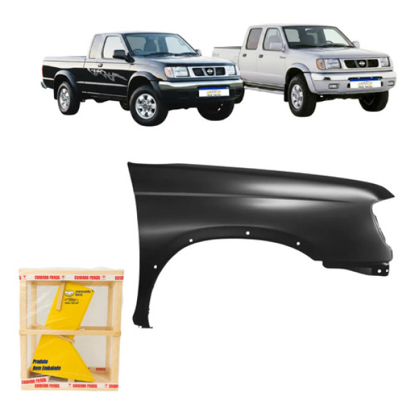 Paralama Direito Nissan Frontier 1998 99 2000 01 2002 C/furo