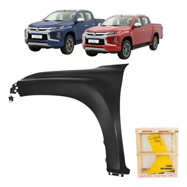 Paralama L200 Triton S/furo Pisca 2021 22 23 24 2025 L.e