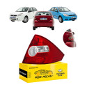 Lanterna Sinaleira Ford Fiesta Sedan 2003 04 05 06 A 2010 Ld Direito/passageiro Vermelho Cristal
