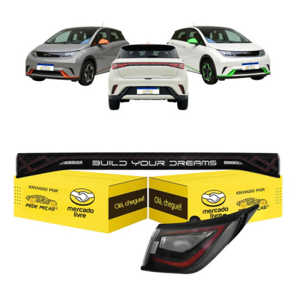 Par Lanterna Central Canto Byd Dolphin 2023 24 25 2026 Ld Direito/passageiro