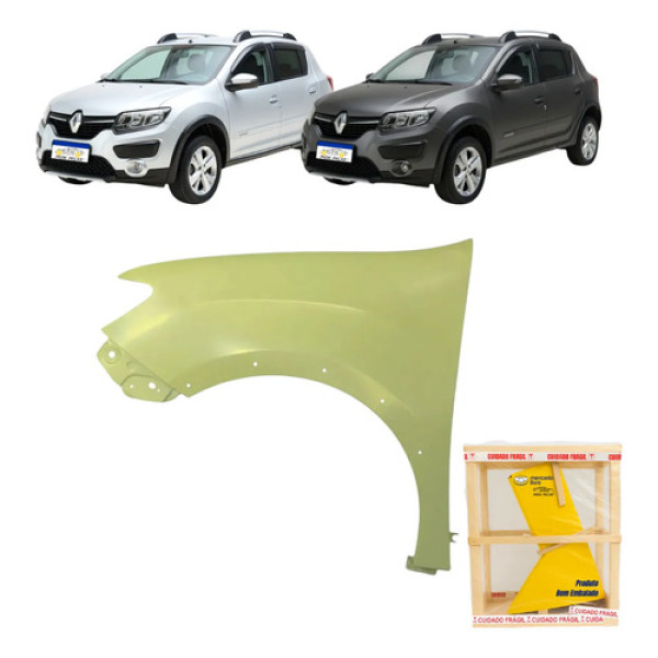 Paralama Sandero Stepway 2015 A 20 21 22 23 24 2025 Esquerdo