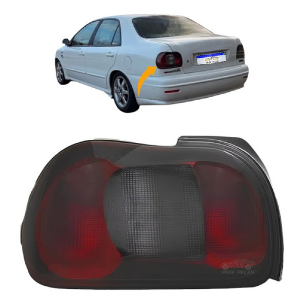 Lanterna Fiat Marea Fume 1998 1999 2000 2001 Novo Le