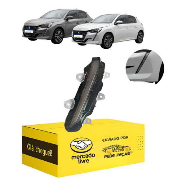 Farol Cibie Drl Peugeot 208 2021 2022 2023 2024 Novo Le Esquerdo/motorista