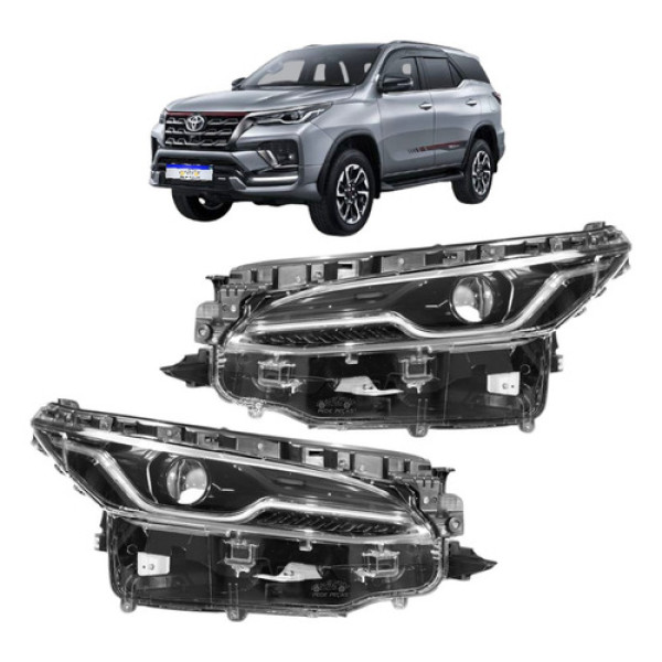 Par Farol Toyota Hilux Sw4 2021 2022 2023 2024 2025 Full Led
