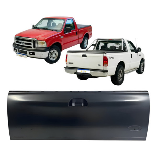 Tampa Traseira Ford F250 F350 F4000 Caçamba 1999 A 2012 Preto Tampa Traseira Ford F250 F350 F4000 Caçamba 1999 A 2012 Preto