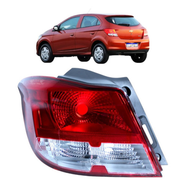 Lanterna Onix Hatch 2013 A 2016 Joy 2017 A 2019 Lt Ls Le Esquerdo/motorista Vermelho
