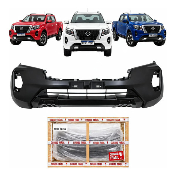 Parachoque Nissan Frontier 2022 A 2026 Platinum Xe S Attack Preto