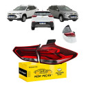 Par Lanterna Canto Tampa Tracker 2020 21 22 A 2025 C/led Ld Direito/passageiro Vermelho/cristal