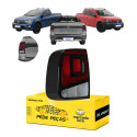 Sinaleira Traseira Esquerda Volkswagen Saveiro 2023 A 2026 Esquerdo/motorista Vermelho/fumê