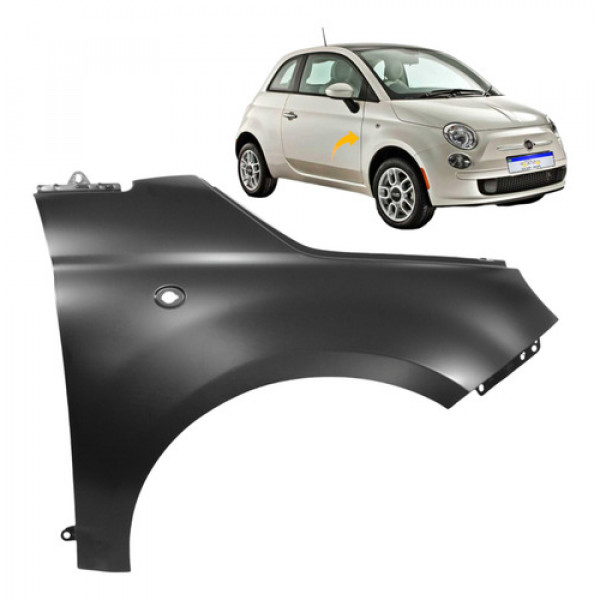 Paralama Fiat 500 2009 2010 2011 2012 2013 2014 Novo L.d