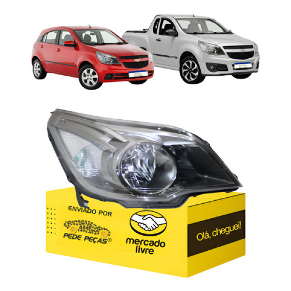 Farol Montana Agile 2010 11 12 13 14 15 16 17 18 A 2021 L.d Direito/passageiro