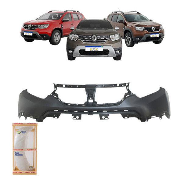 Parachoque Dianteiro Renault Duster 2022 2023 2024 2025 2026 Preto