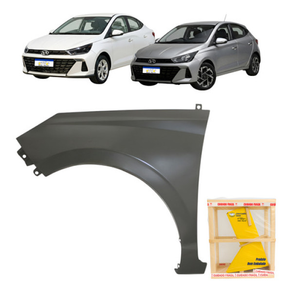 Paralama Hb20 Sedan Hatch 2023 2024 2025 2026 Novo L.e