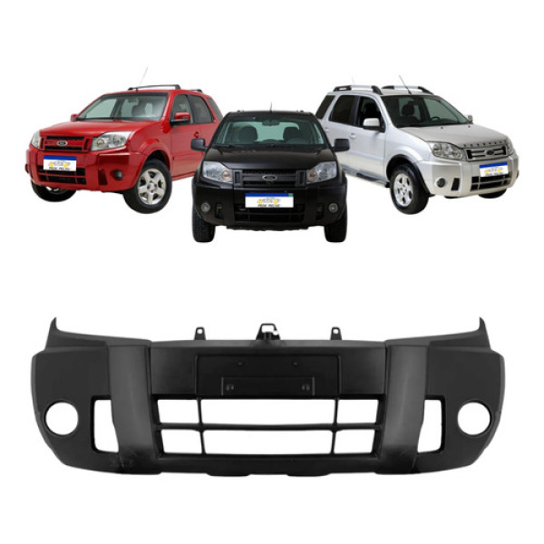 Parachoque Dianteiro Ecosport 2008 A 2012 C/ Furo Milha 