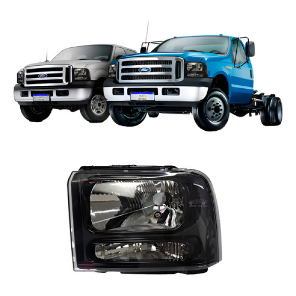 Farol F250 F350 F4000 1998 1999 2000 2001 2002 A 19 Novo Le Esquerdo/motorista Farol F250 F350 F4000 1998 1999 2000 2001 2002 A 19 Novo Le Esquerdo/motorista