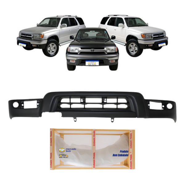 Spolier Aplique Parachoque Toyota Sw4 1999 2000 2001 2002 Preto