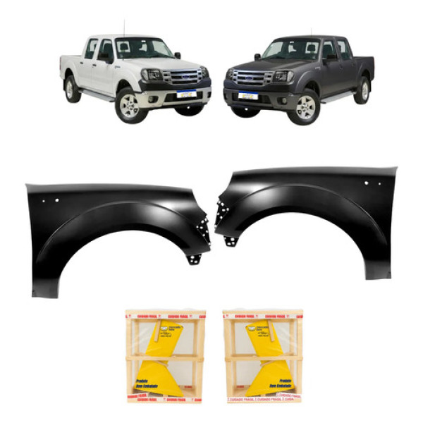 Par Paralama Ford Ranger Limited 2010 2011 2012 Novo