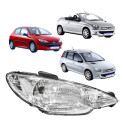 Farol Peugeot 206 2000 A 2005 2006 2007 2008 2009 2010 L.d - Direito