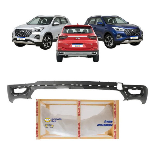 Spoiler Traseiro Chery Tiggo 5x Pro 2023 24 2025 2026 Novo Preto
