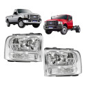 Farol F250 F350 F4000 Xl Xlt  1998 1999 2000 2001 2002 2011