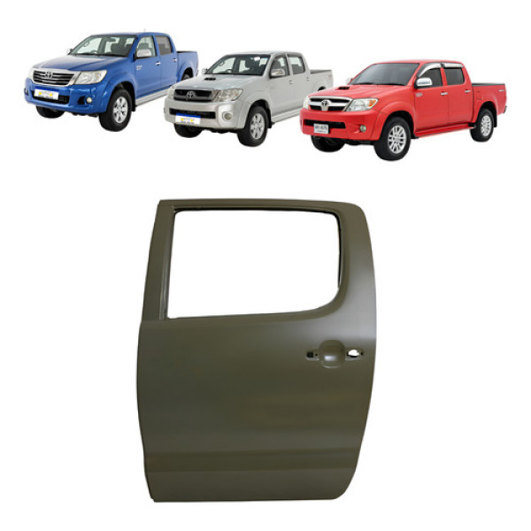 Porta Traseira Esquerda Hilux 2006 2007 2008 2009 A 2015 Esquerda/motorista Cinza Porta Traseira Esquerda Hilux 2006 2007 2008 2009 A 2015 Esquerda/motorista Cinza