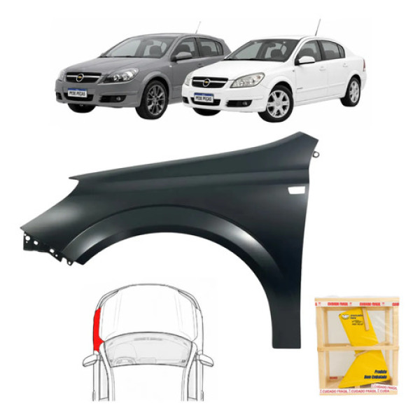 Paralama Vectra 2006 2007 2008 2009 Chevrolet Furo Pisca Le