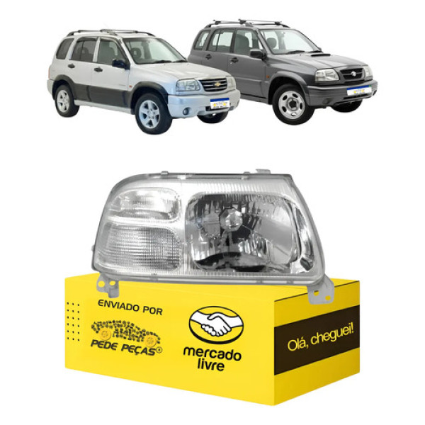 Farol Tracker 2001 2002 2003 2004 2005 2006 2007 Vitara L.d Direito/passageiro