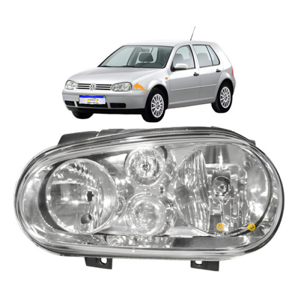 Farol Golf 2000 2001 2002 2003 2004 A 2007 S/auxiliar L.e - Esquerdo