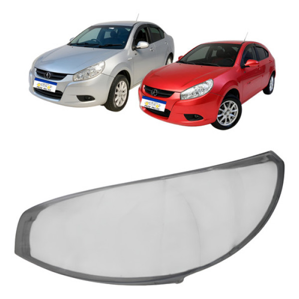 Lente Farol Dianteiro Jac J3 2011 A 2013 Lado Esquerdo
