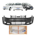 Parachoque Dianteiro Ford Ka 2008 2009 2010 2011 C/furo Preto Liso Para Pintura