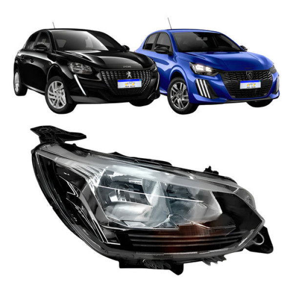 Farol Peugeot 208 2020 2021 2022 2023 24 25 Sem Led Novo Ld