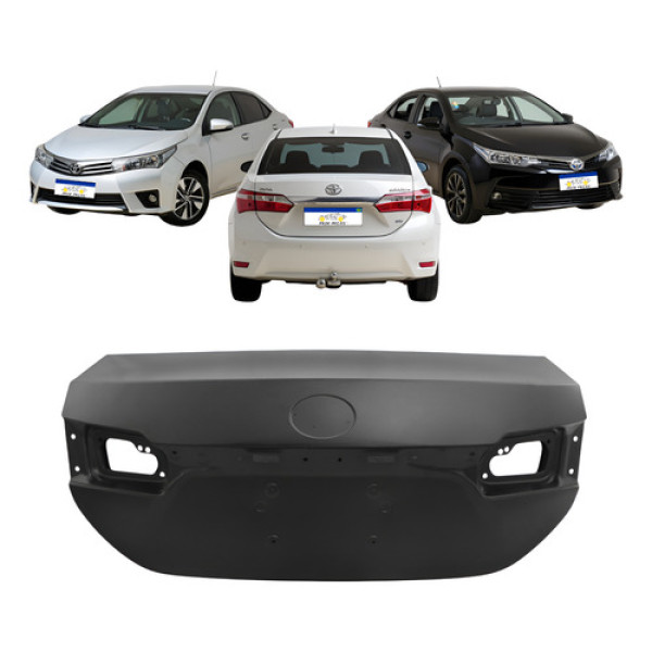 Tampa Traseira Toyota Corolla 2015 2016 2017 2018 2019 Preto