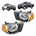 Par Farol Mitsubishi L200 Triton Âmbar 2008 2009 A 2017