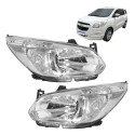 Par Farol Dianteiro Eletrico Chevrolet Spin 2012 A 2018 Novo