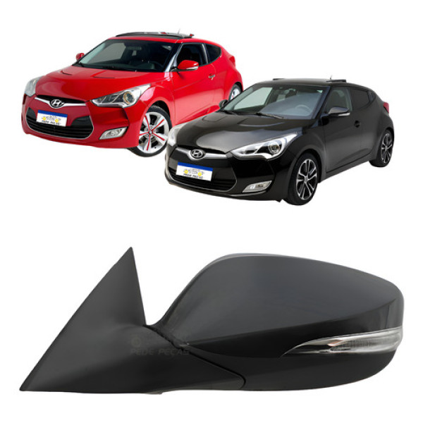 Retrovisor Le Veloster 2012 2013 Elétrico C/pisca Esquerdo