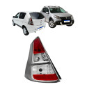Lanterna Esquerda Renault Sandero 2012 A 2014 Borda Cinza 