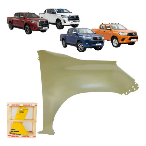 Paralama Hilux Toyota 2016 2018 2020 A 2026 S/furo Novo Ld