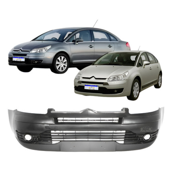 Parachoque C4 Pallas Hatch 2007 2008 2009 2010 A 2013 Novo Preto