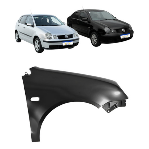 Paralama Volkswagen Polo Hatch Sedan 2003 A 2006 Novo Ld