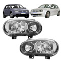 Par Farol Volkswagen Golf 2001 2002 A 2007 Sem Auxiliar Novo