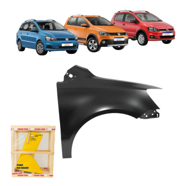 Paralama Direito Vw Fox Spacefox Crossfox 2015 A 2022